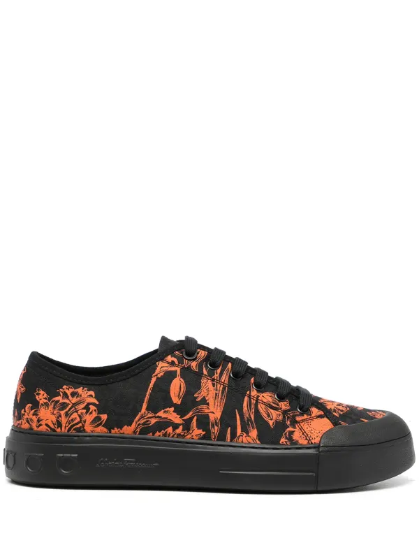 Ferragamo Gemusterte – Orange (746715)
