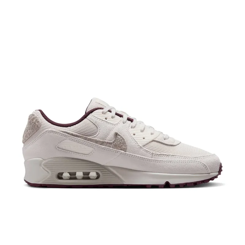 Nike Air Max 90 PRM “Burgundy Crush” (phantom / phantom / light bone) – HQ1712-001