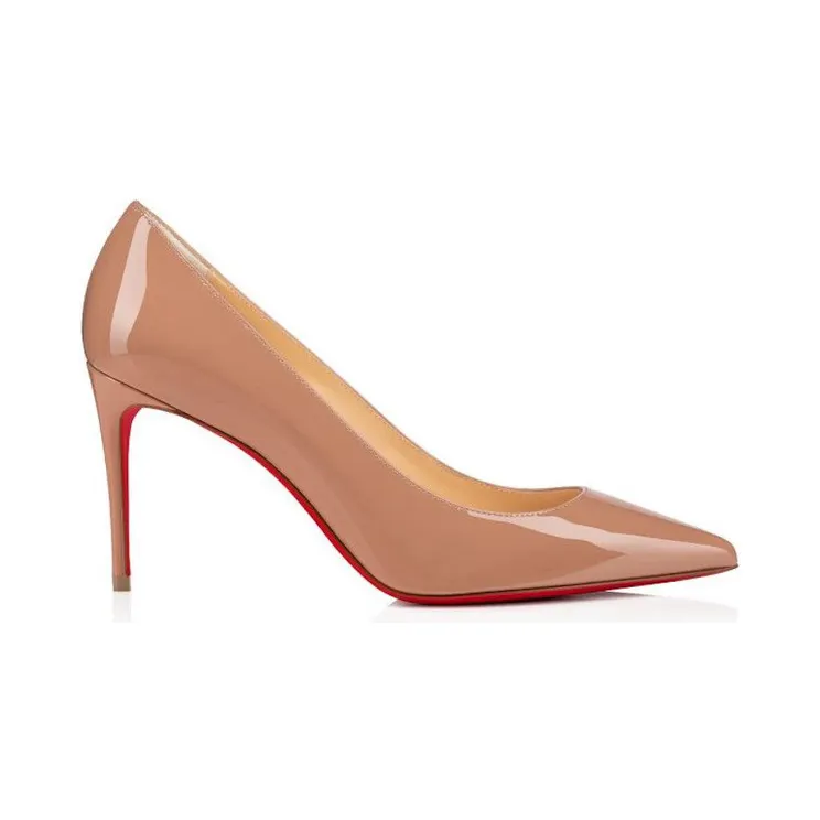 Christian Louboutin Kate 85mm Pump Nude Patent Leather (3191416PK1A)