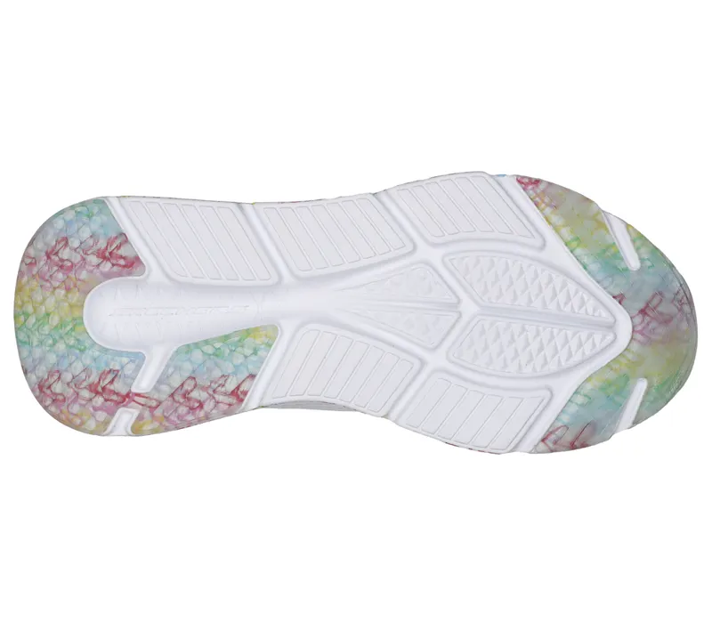 Skechers JGoldcrown: Max Cushioning Elite – Live to Love – White / Multi (128557 WMLT)