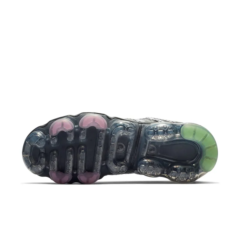 Nike Air VaporMax Run Utility White Black (W) White/Lime Blast-Pink Foam-Black (AQ8811-101)