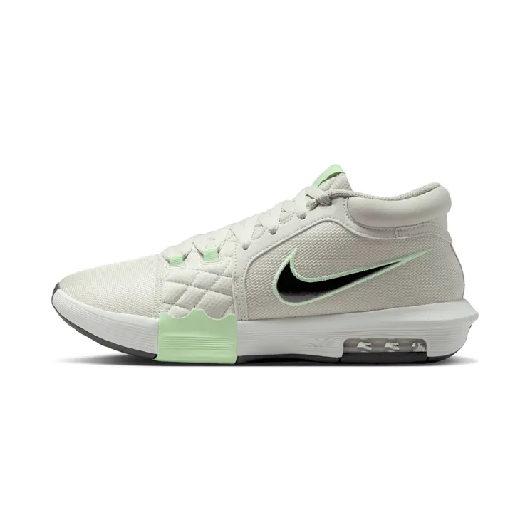 Nike LeBron Witness 8 Light Bone Vapor Green Swan Anthracite (HQ2139-002)