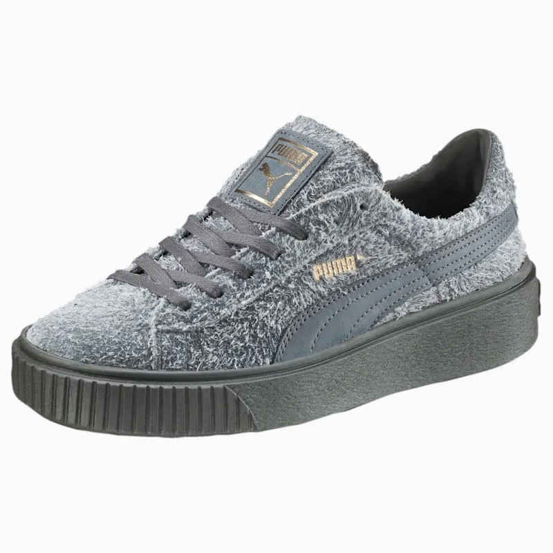 Puma SUEDE PLATFORM ELEMENTAL “GREY/STEEL GREY” (362224-02)