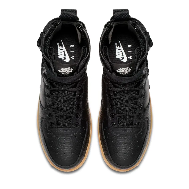Nike SF Air Force 1 Mid Black Gum (W) Black/Black-Gum Light Brown (AA3966-002)