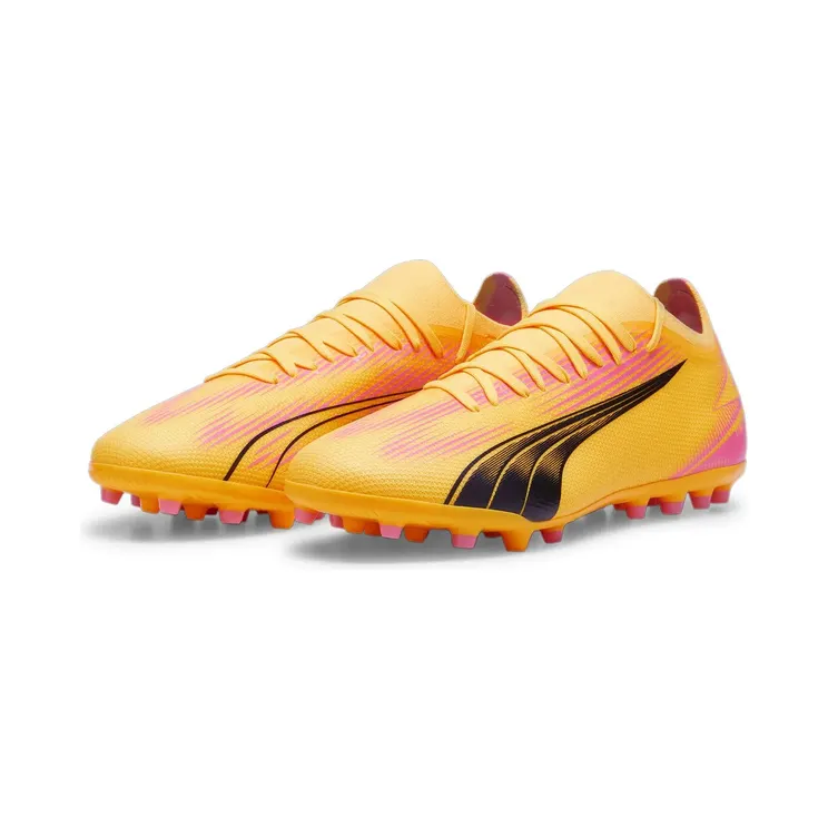 Puma Ultra Match MG Fußballschuhe 03 sun stream/puma black/sunset glow 42 “Orange ½ EU / 10 UK” (107756)