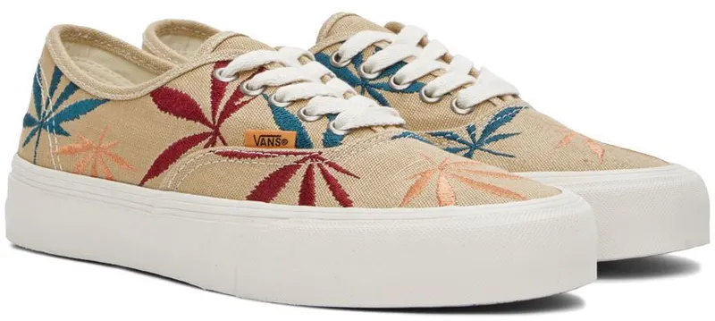 Vans Beige Authentic VR3 Low Sneakers (VN0A5EE2AZB1)