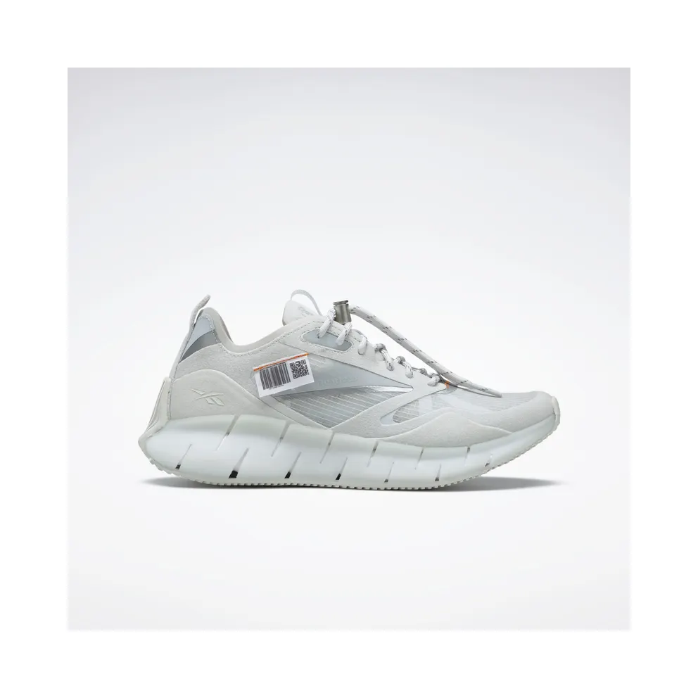 Reebok Zig Kinetica Horizon True Grey 1 / White / High Vis Orange (FW6284)