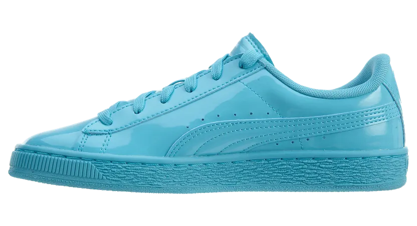 Puma Basket Classic GS “Patent Blue Atoll” (362246-06)