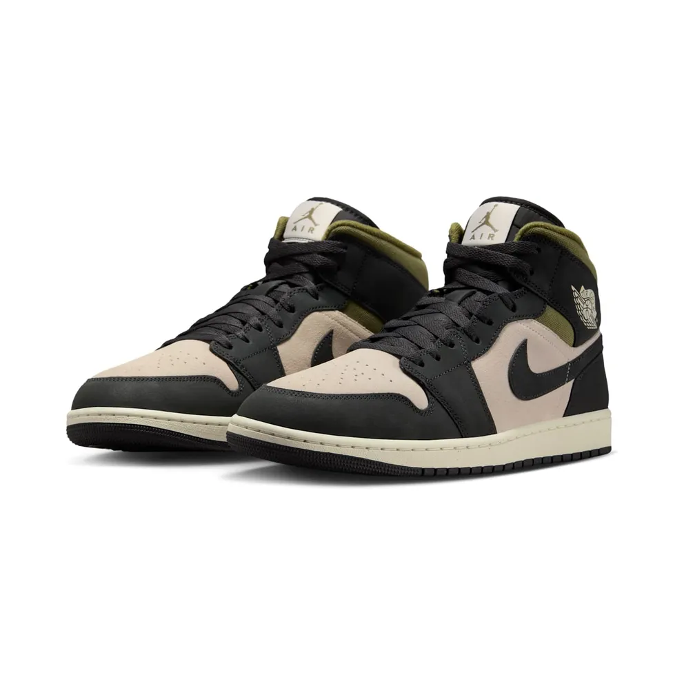 Air Jordan 1 Mid SE “Medium Olive” (HV4091-102)