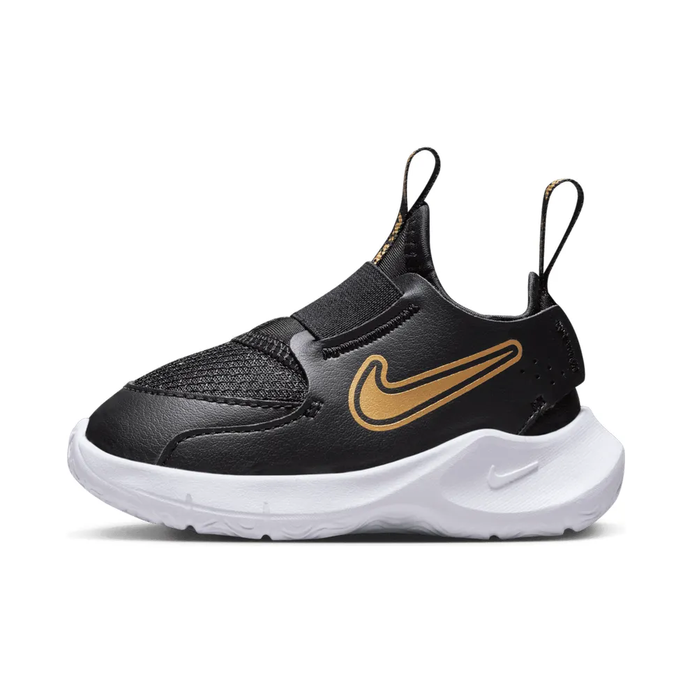 Nike Flex Runner 3 Black White Metallic Gold (FN1478-006)