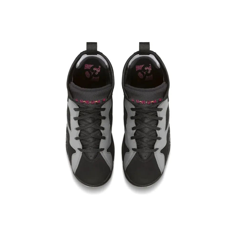 Jordan 7 Retro Sport Fuschia (GS) Black/Sport Fuschia-Cool Grey-Wolf Grey (442960-008)