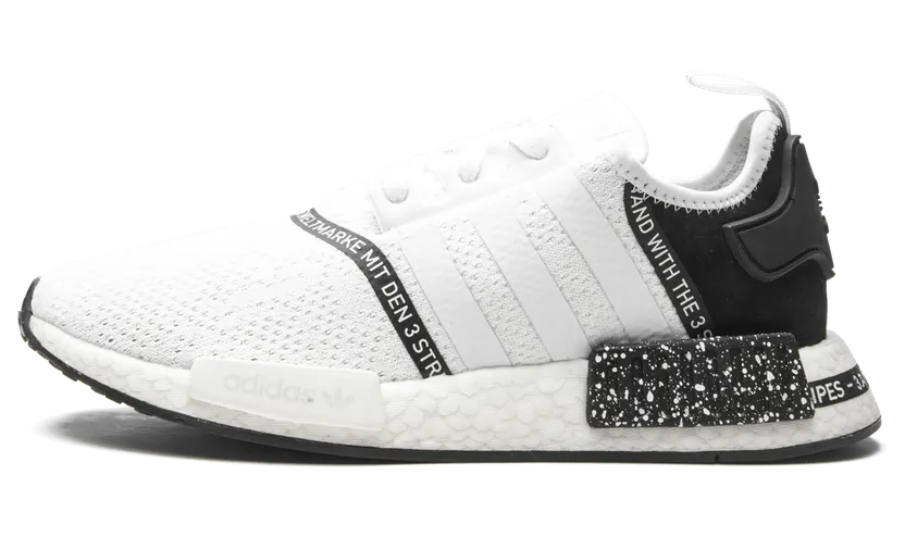 adidas NMD R1 White Black (GS) (EF3647)