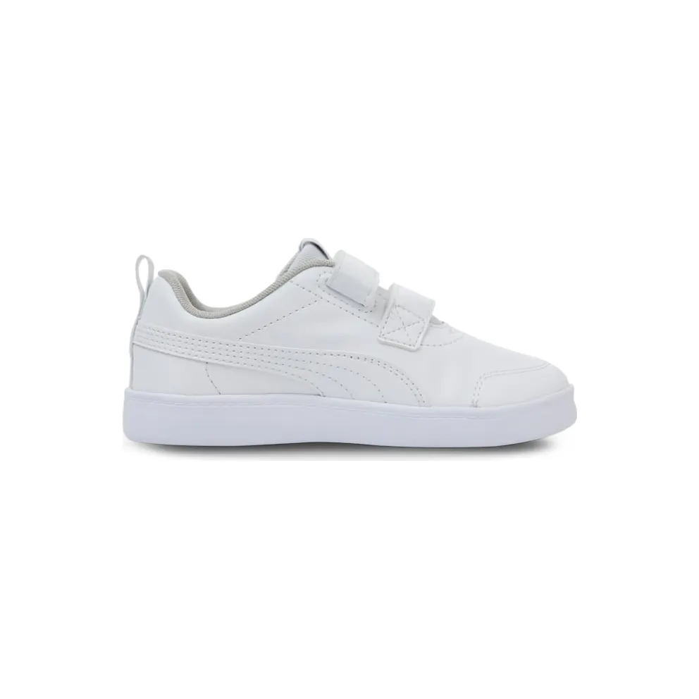 PUMA Courtflex V2 Kids’ White/Gray Violet (371543-04)