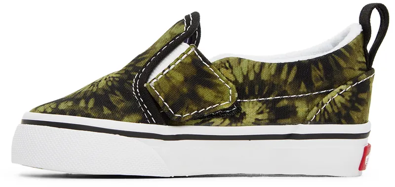 Vans Baby Green Slip-On V Sneakers (VN0A5EFK448)