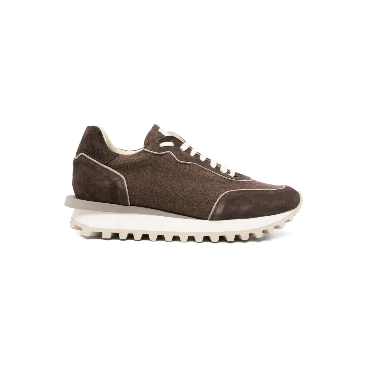 Eleventy met chunky zool en vlakken “Brown” (N77SCNN02SCA0N026)