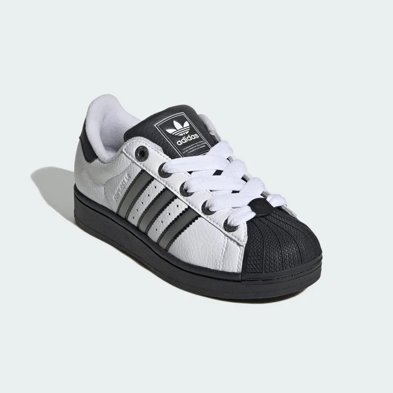 Adidas Superstar II Kids Cloud White / Matte Silver / Core Black (JQ0313)