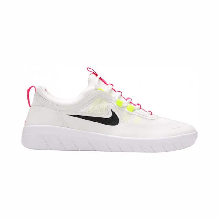 Nike Nyjah Free 2 SB White Volt (BV2078-102)