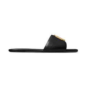 Tory Burch Eleanor Slide Perfect Black Gold (157966-006)