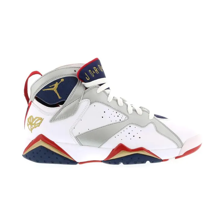 Air Jordan 7 Retro ‘For The Love Of The Game’ White/Mtllc Gold-Tr Rd-Mid Nvy (304775-103)