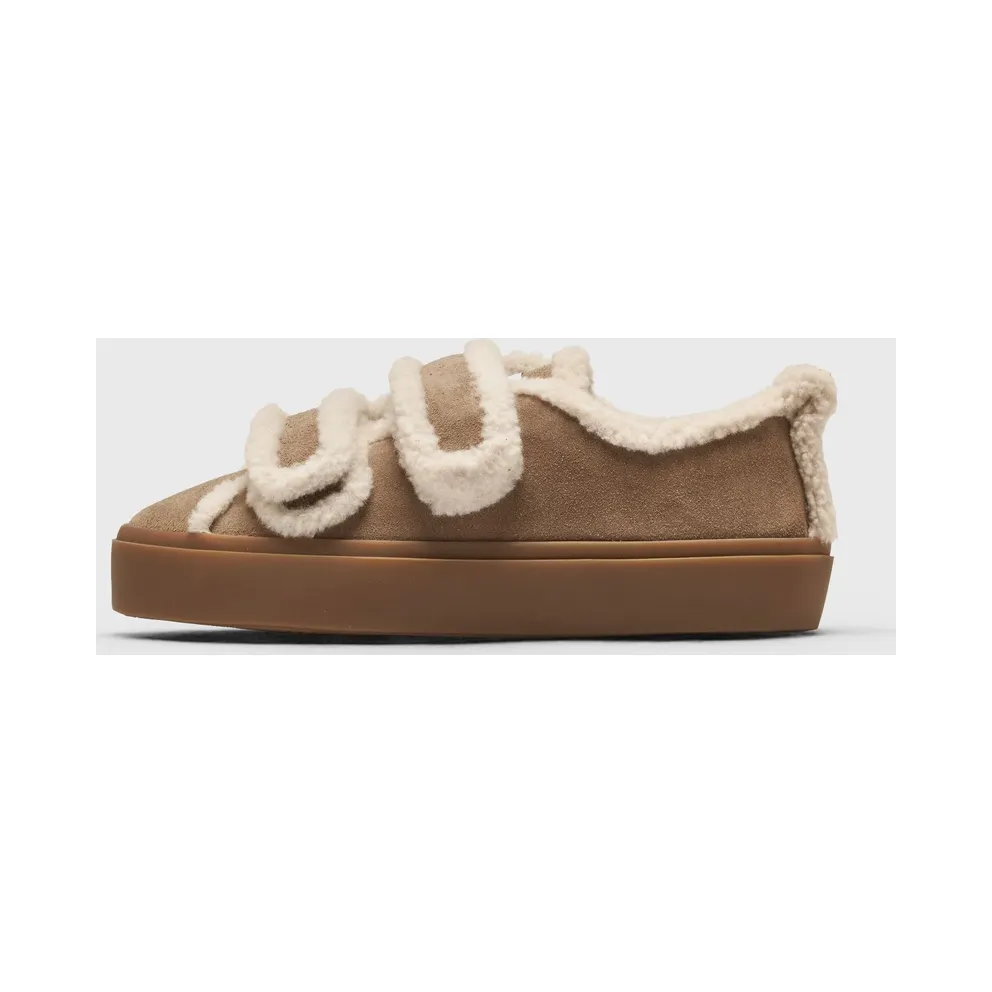 INUIKII SHEARLING LOW VELCRO Beige