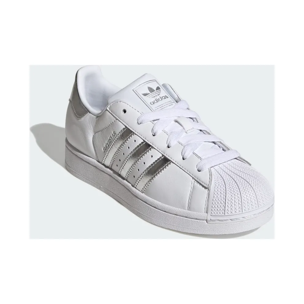 Adidas SUPERSTAR II Shoes Cloud White / Silver Metallic / Silver Metallic (LA7738)