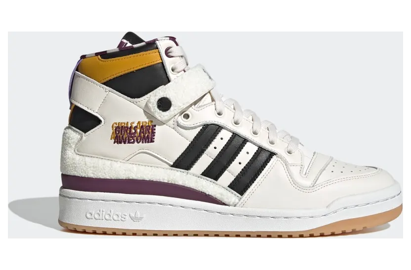 adidas Forum 84 Hi Girls Are Awesome Chalk White / Core Black / Purple Beauty (GY2632)