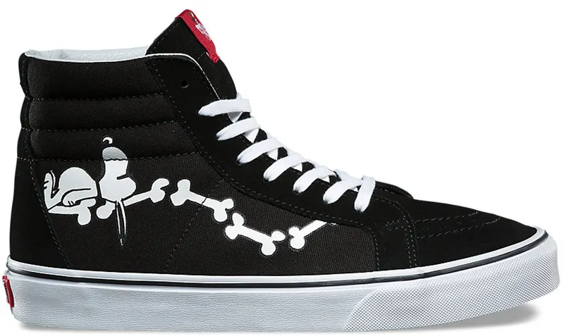 Vans Sk8-Hi Re-Issue Peanuts Snoopy Bones (2017) Snoopy Bones/Black (VN0A2XSBOHL)