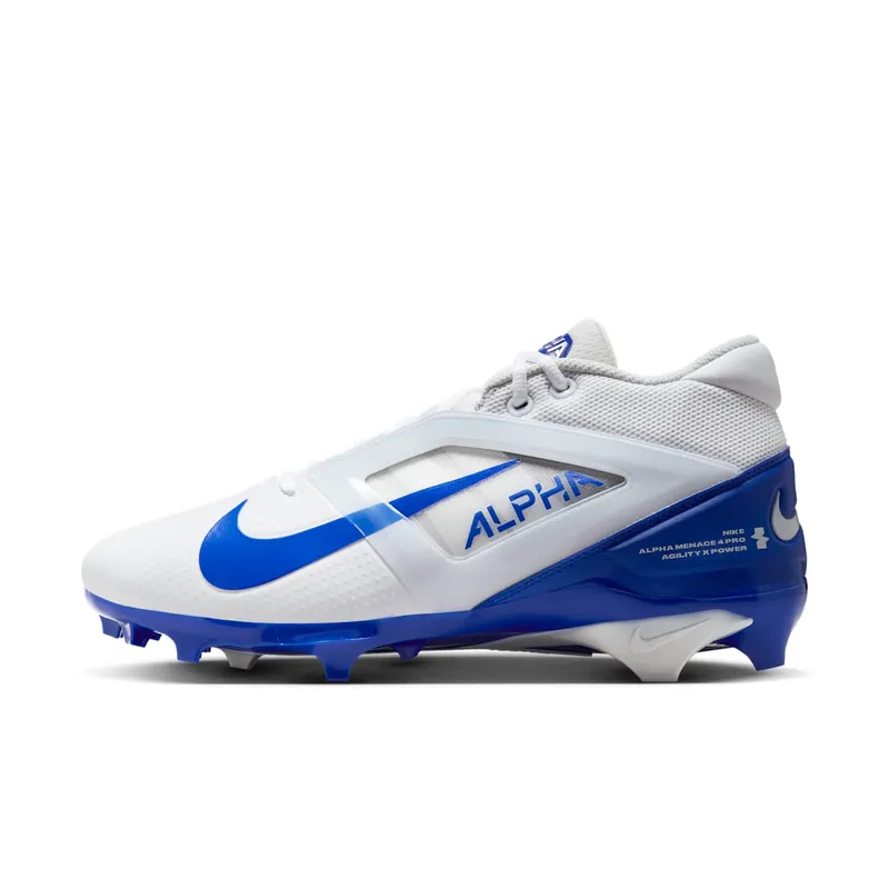 Nike Alpha Menace 4 Pro White Hyper Royal (FD7037-103)