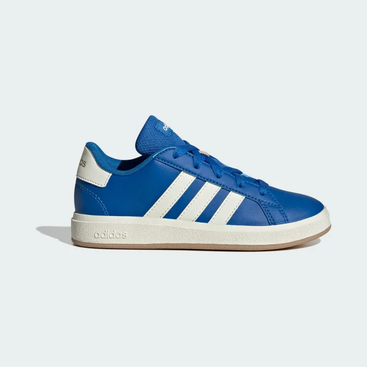 adidas Grand Court Lifestyle Tennis Lace-up “Bright Royal / Ivory / Warm Sandstone” (JR5110)