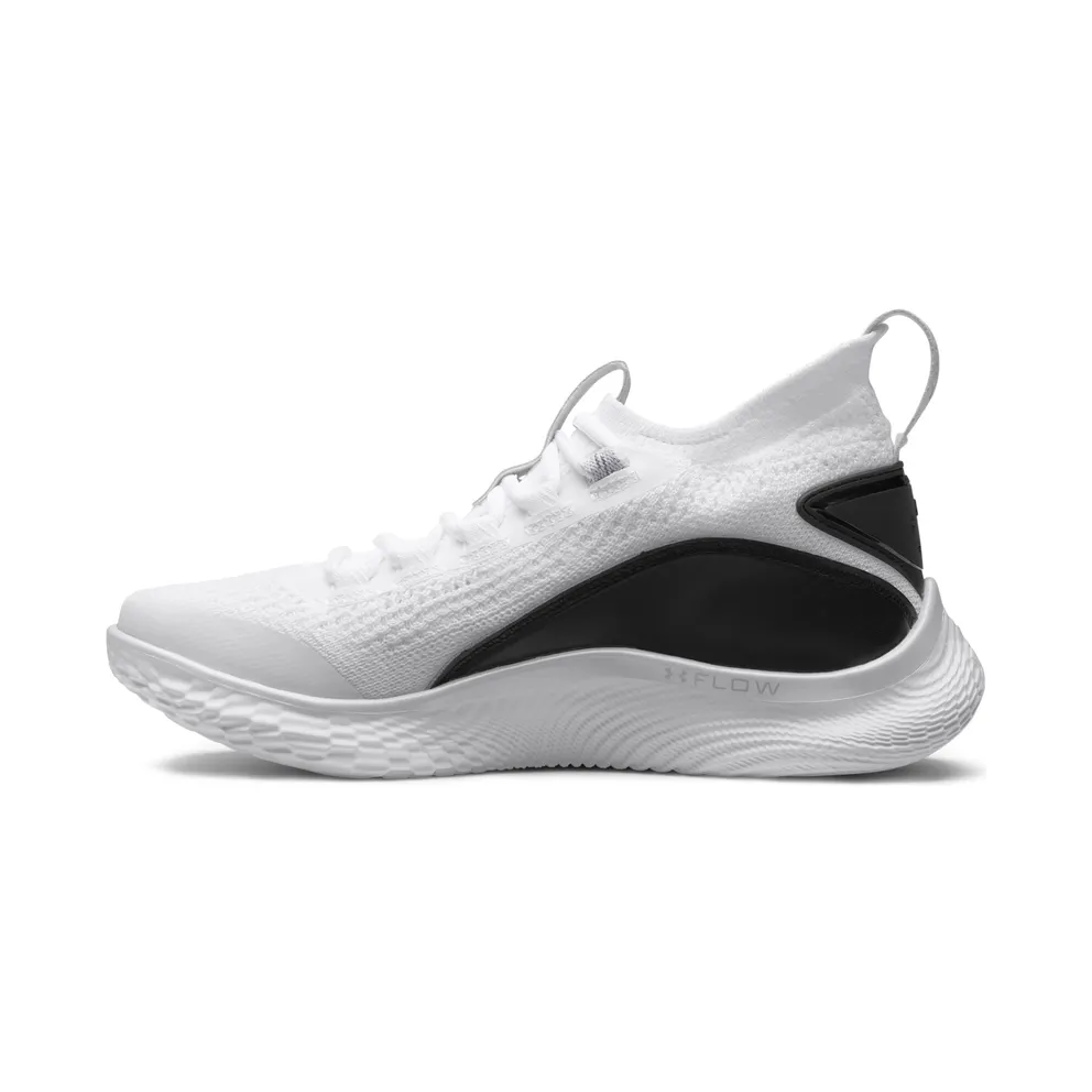 Under Armour Basketball Shoes Grade School Curry Flow 8 White (3023527-103)