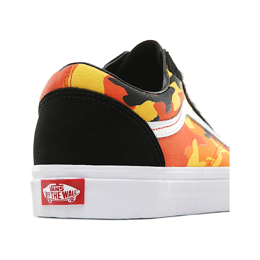 Vans Old Skool Pop Camo Orange Black/Spicy Orange-True White (VN0A38G1RK3)