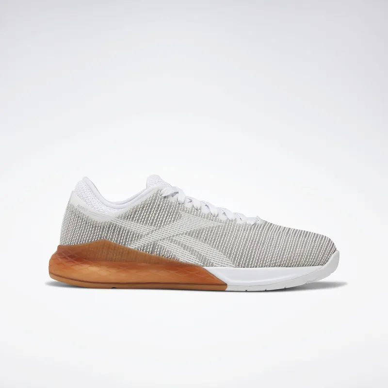 Reebok Nano 9 White Gum (W) White/Skull Grey-Reebok Rubber Gum 03 (Other Brands Other)