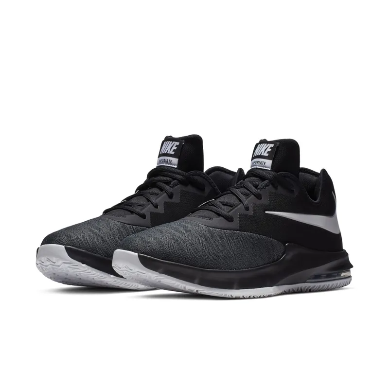 Nike  Air Max Infuriate III Low Black Black Dark Grey White (AJ5898-001)