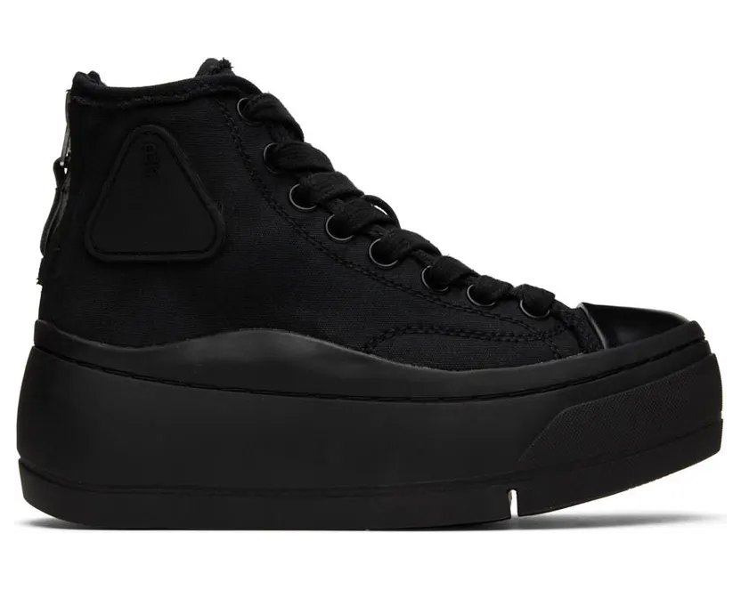 R13 Black Kurt High-Top Sneakers (R13S5029-S001B)