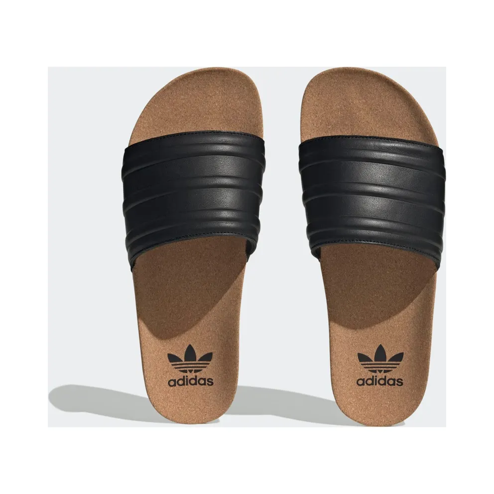 Adidas Island Club Adilette Premium Slides Core Black / Core Black / Light Solid Grey (HQ1998)