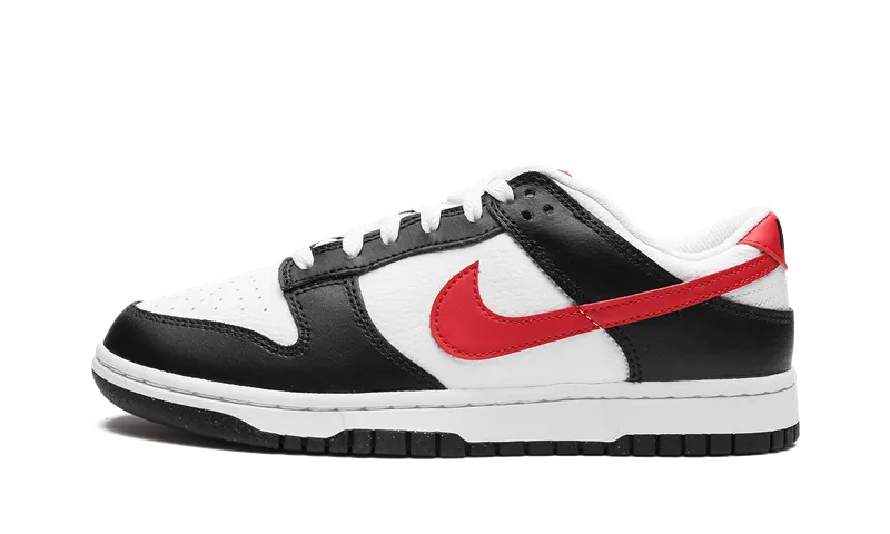 Nike Dunk Low Retro “Red Swoosh Panda” (FB3354-001)