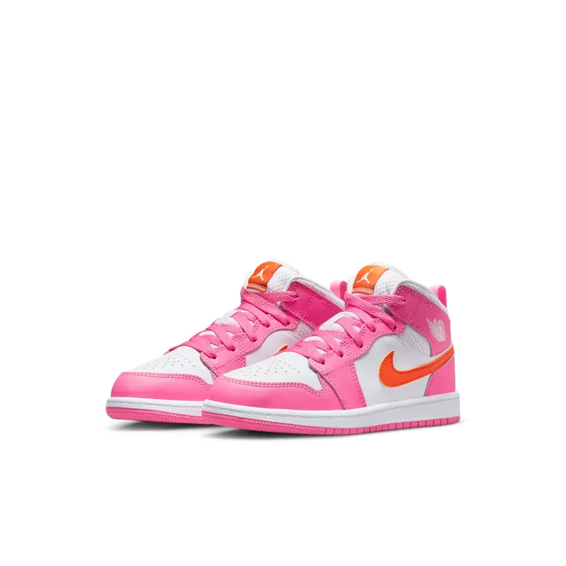 Air Jordan 1 Mid Pinksicle Safety Orange (PS) (DX3238-681)