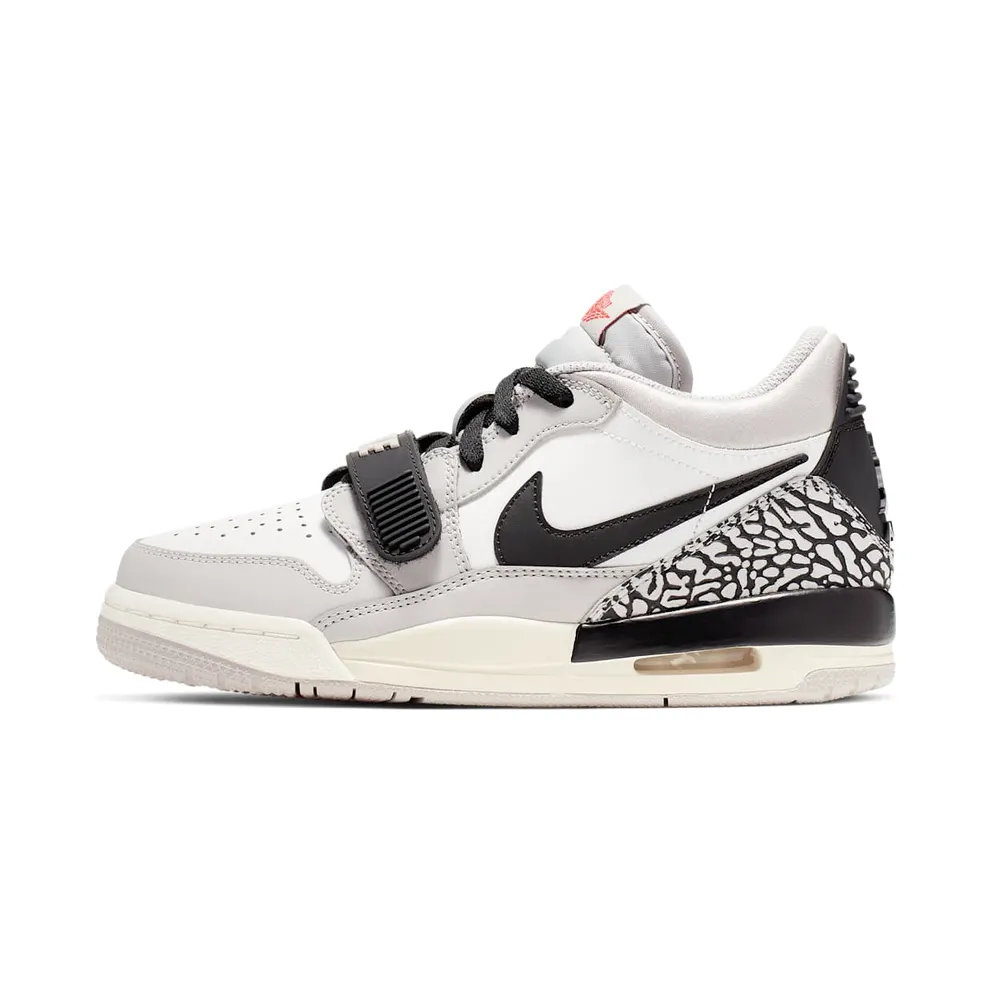 Jordan Legacy 312 Low Tech Grey Fire Red Black (GS)