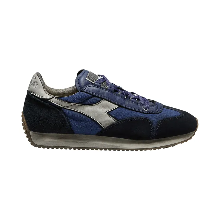 Diadora Equipe leren met detail “Grey” (201182642)
