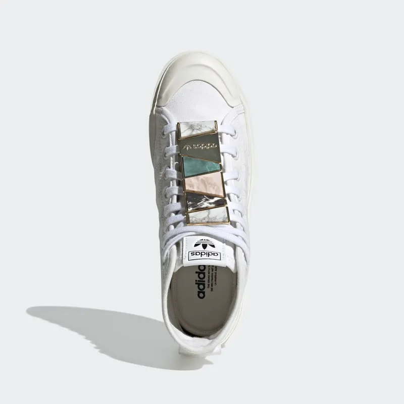 Adidas Nizza Bonega Cloud White / Cloud White / Gold Metallic (GY1553)