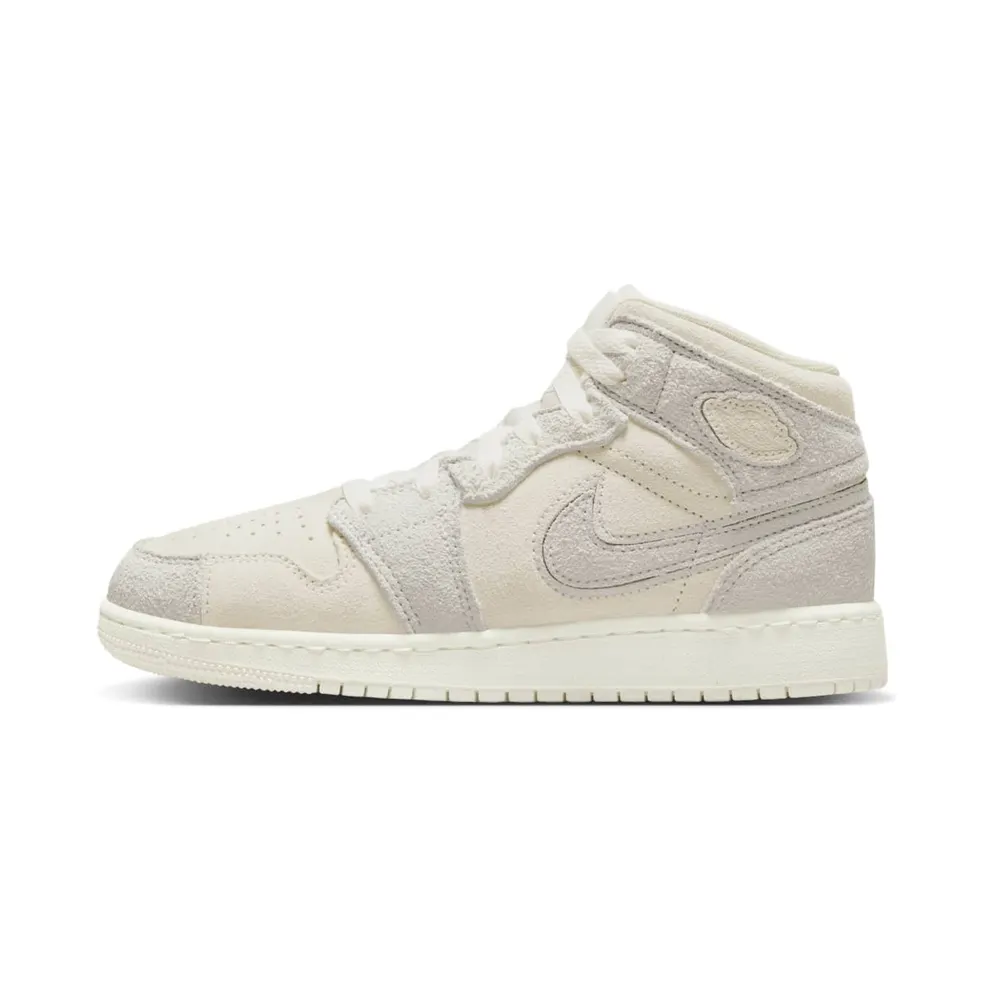 Jordan 1 Mid SE GS “Craft Pale Ivory” (FN7449-100)