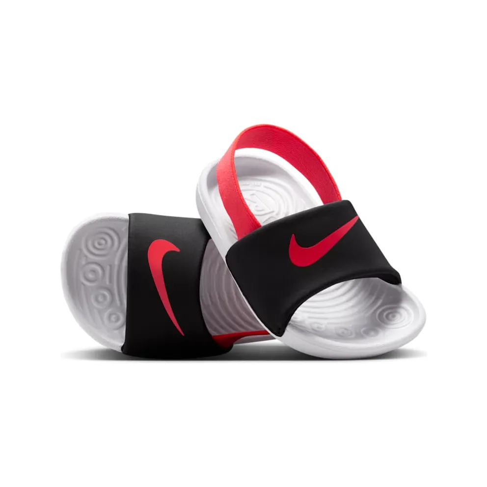 Nike Kawa Slide Black White Bright Crimson (FJ8811-003)