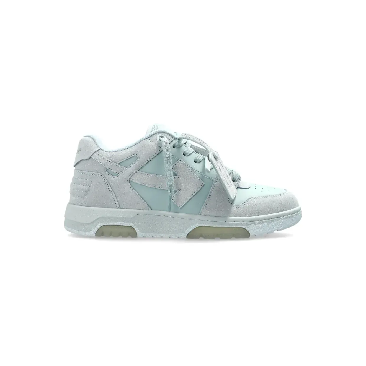 Off-White Our Office met Arrow-patroon “Blue” (OMIA189S26LEA0048505)
