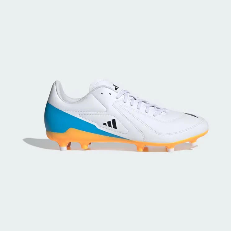 adidas RS15 Firm Ground Rugby Boots “Cloud White / Lucid Aquamarine / Lucid Tangerine” (JP8793)