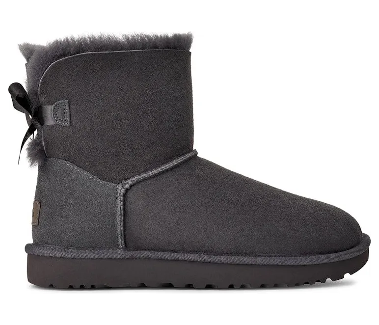 UGG Mini Bailey Bow II Obsidian (1016501-OBS)