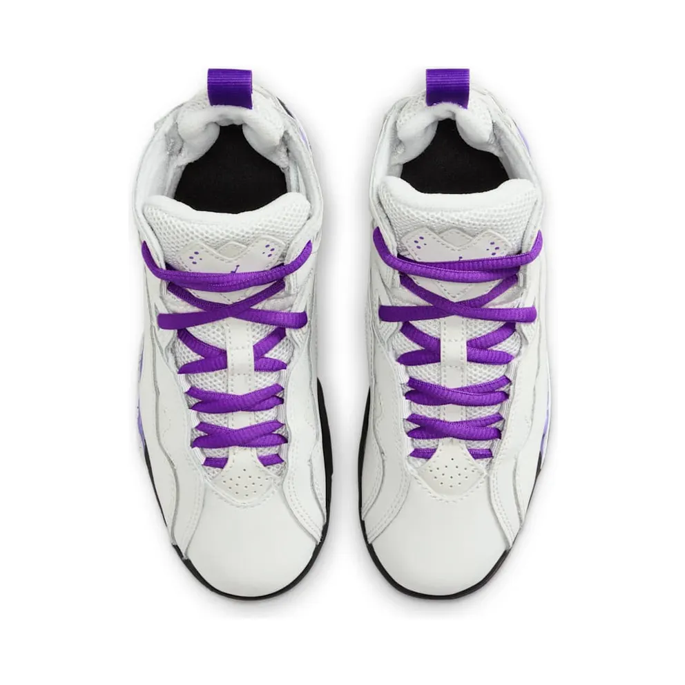 Jordan True Flight Light Base Grey White Black Purple Venom (343796-052)