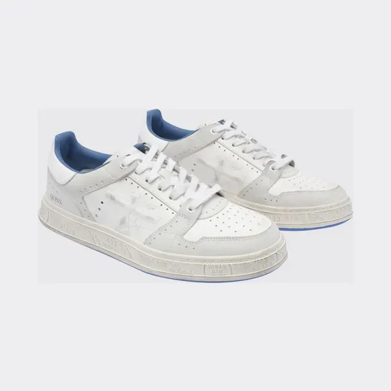 Premiata Quinn Leather Sneakers White 1 (QUINN6686)