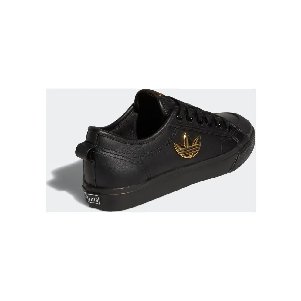 adidas NIZZA TREFOIL W Core Black / Core Black / Gold Metallic (H01129)