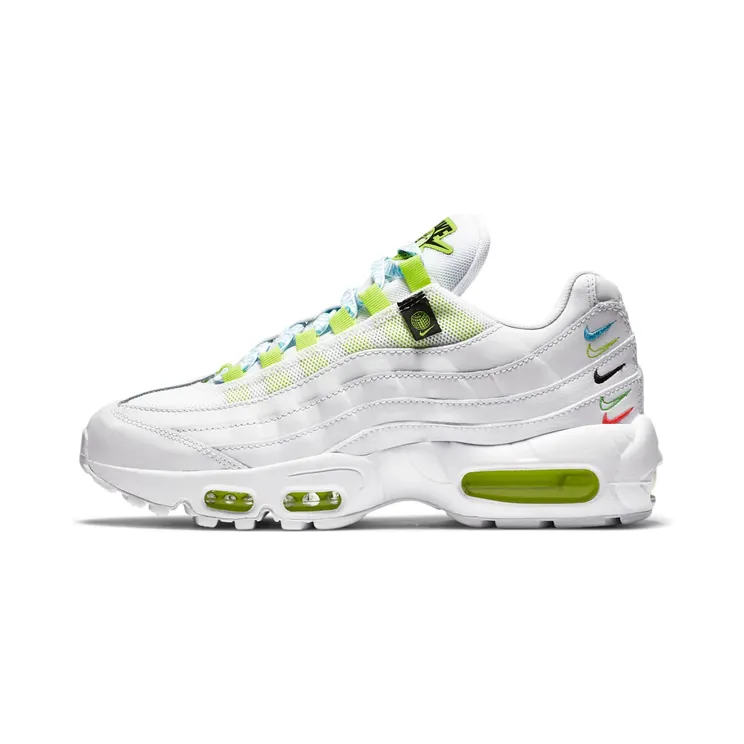 Nike Air Max 95 SE Worldwide Pack “White / Volt / Blue Fury” (CV9030-100)