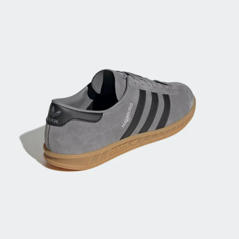 Adidas Hamburg Grey Three / Core Black / Gum (GW5751)